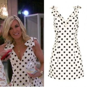 Zimmermann Polka dot Corsage Bow linen dress size 3 / Large